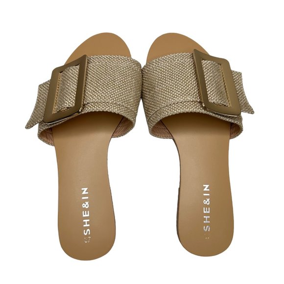 Shein Canvas Slide Sandal (6.5) - Picture 3 of 15